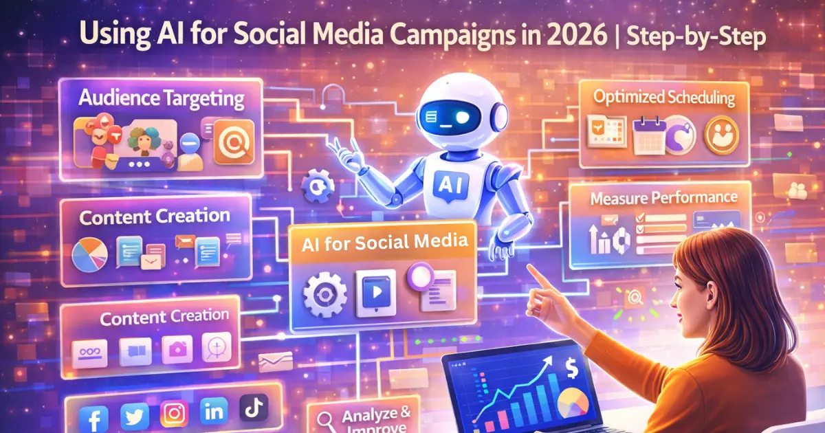 Using AI for Social Media Campaigns in 2026. Step-by-Step