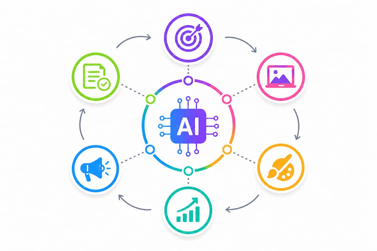 ai for visual content diagram