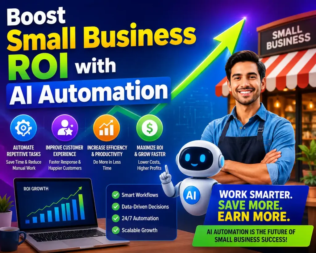 AI automation increasing for small business ROI