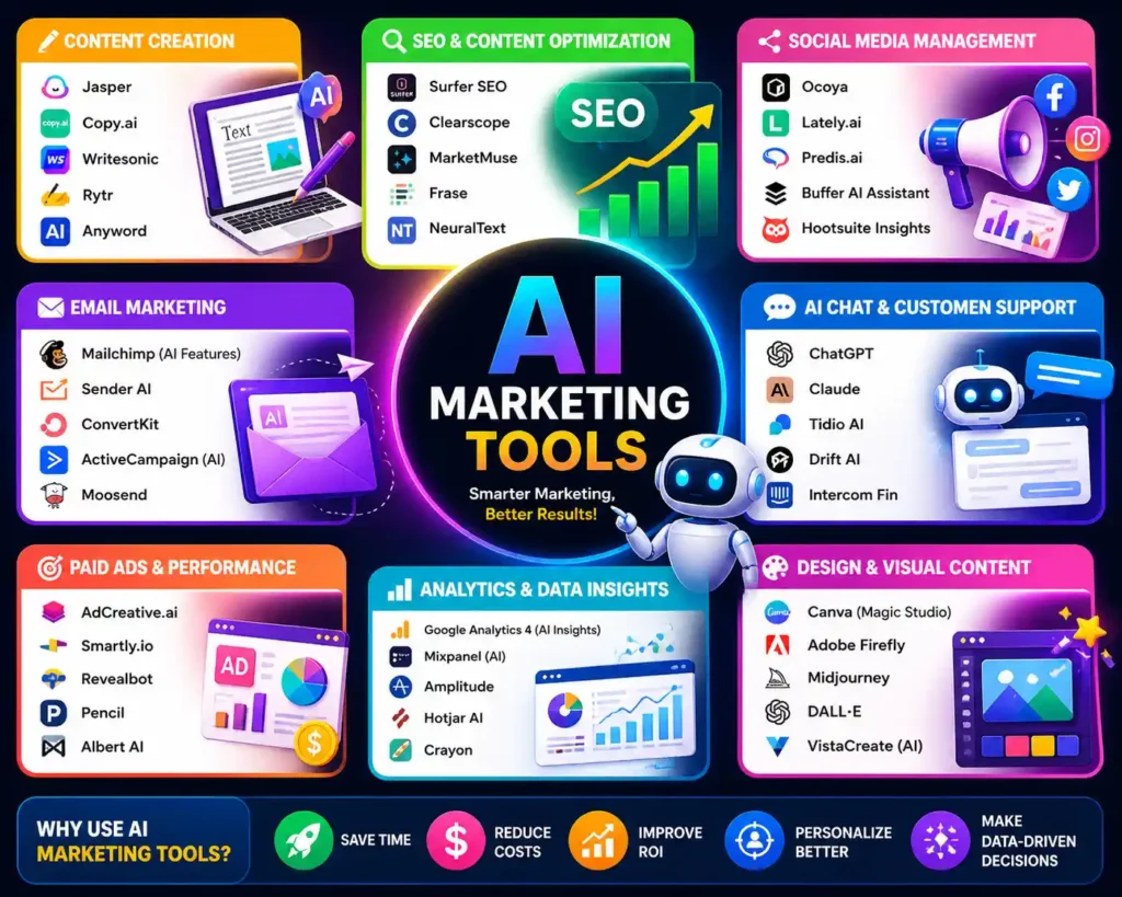 Best AI marketing tools