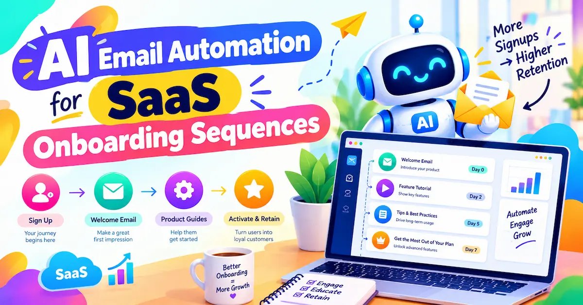 AI email automation for SaaS onboarding sequences