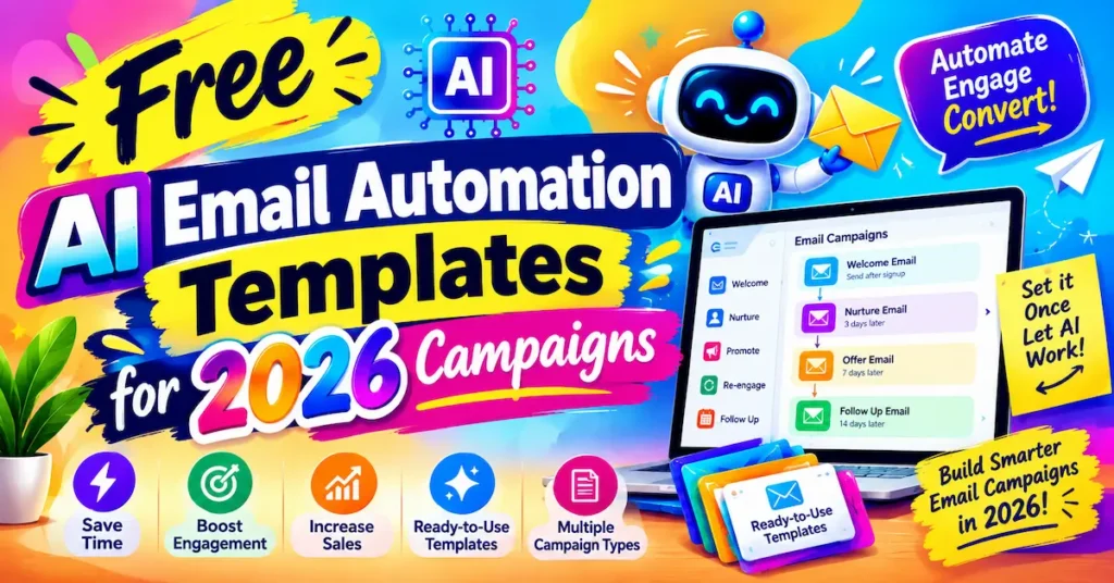 These ready-to-use digital templates are designed for welcome emails, nurture sequences, promotional campaigns, follow-ups, re-engagement, and more