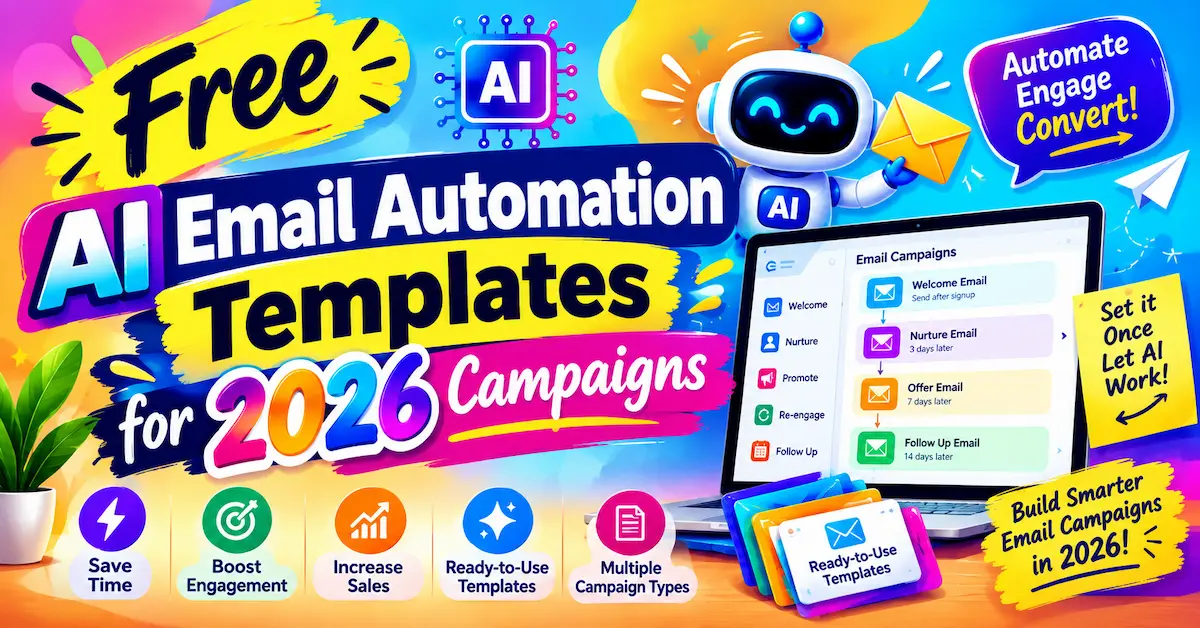 These ready-to-use digital templates are designed for welcome emails, nurture sequences, promotional campaigns, follow-ups, re-engagement, and more
